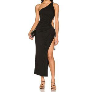 REVOLVE SNDYS Pamela Dress-Bod Con Dress-Side Cut Out-Black-Size 6-NWT